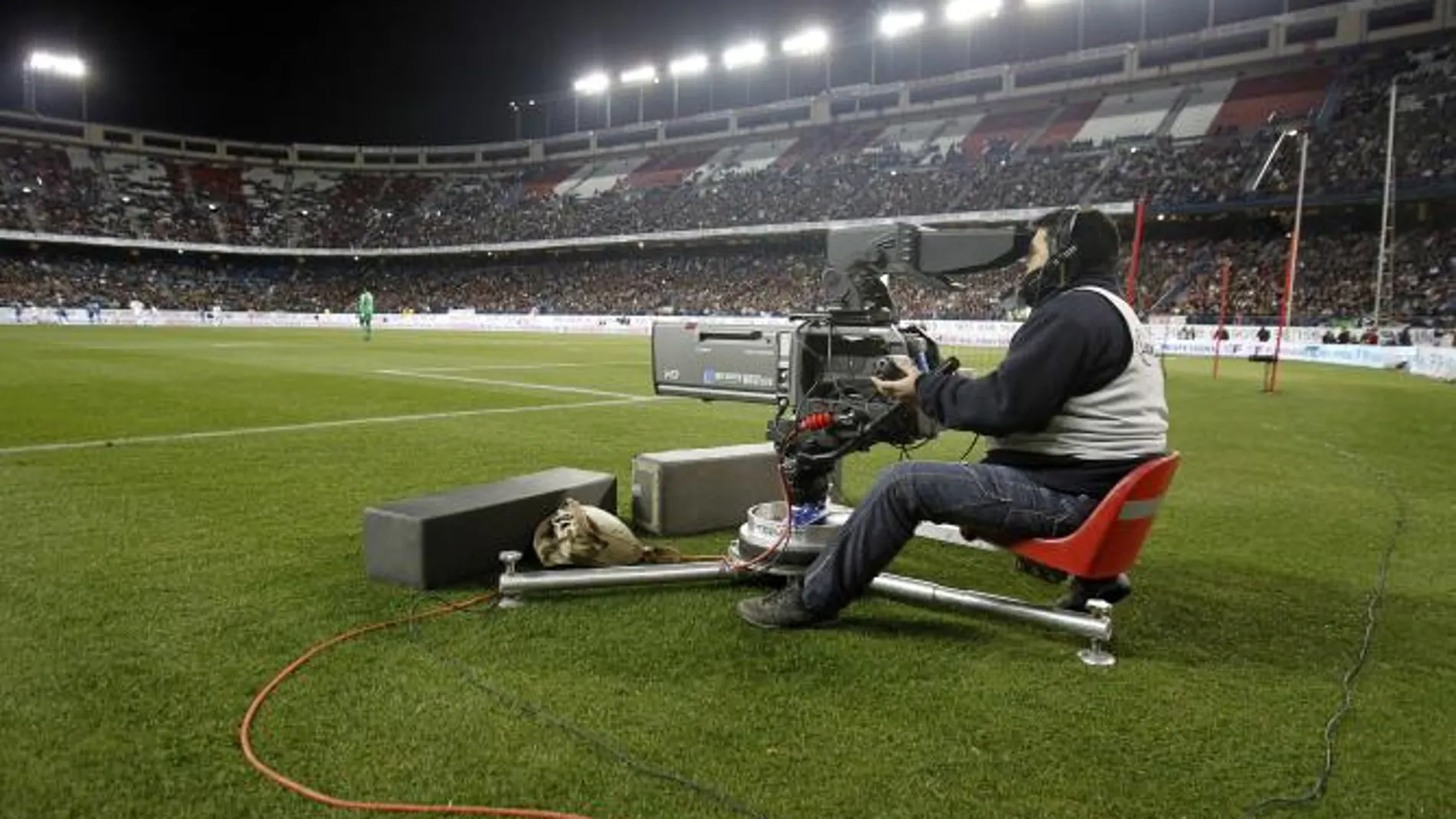 Un cámara en el antiguo Calderón