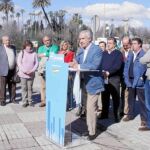 Javier Arenas arropó ayer al alcaldable popular en Sevilla, Juan Ignacio Zoido