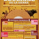 Cartel de los festejos taurinos de Becerril