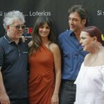 Penélope Cruz, Javier Bardem, Pedro Almodóvar y Sara Montiel asisten a la inauguración de la Calle de las Estrellas