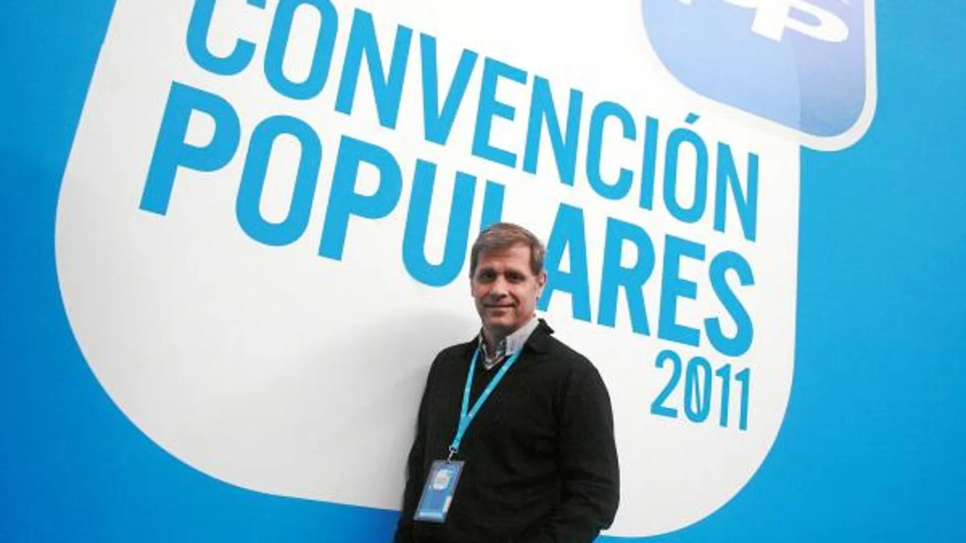 El presidente del grupo municipal del PP, Alberto Fernández Díaz, ayer en la Convención Nacional del PP celebrada en Sevilla