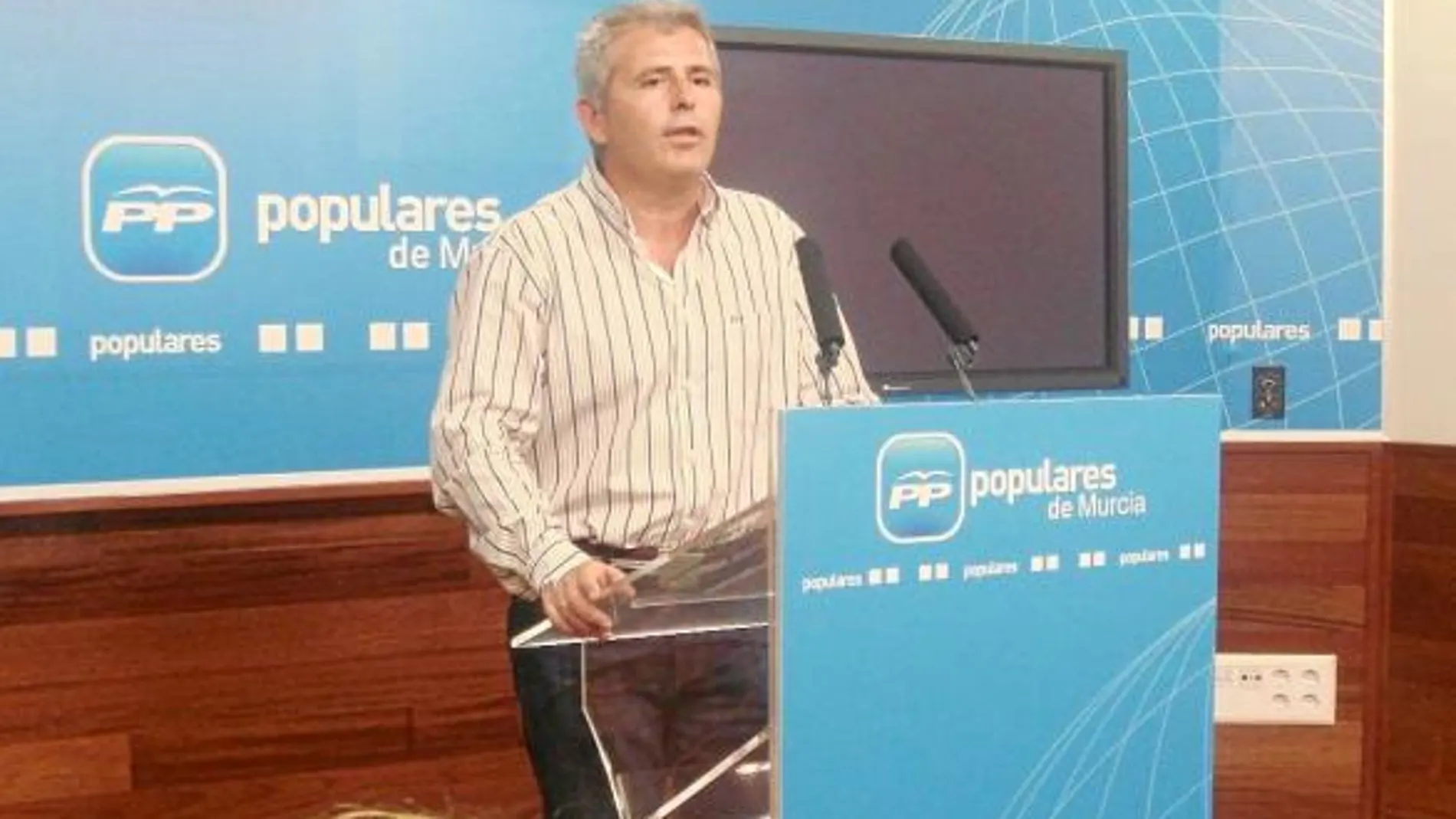 El diputado del Grupo Parlamentario Popular, Martín Quiñonero, en una imagen reciente en la sede regional