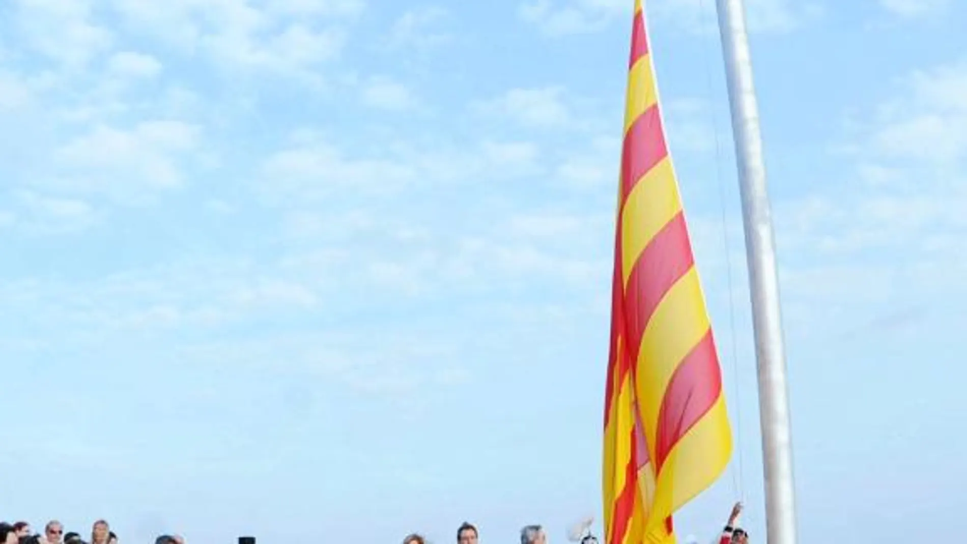 En el acto se conmemoró la izada de bandera del president Companys en 1936