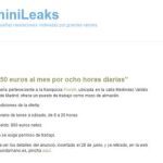 Minileaks, otra forma de «indignarse»