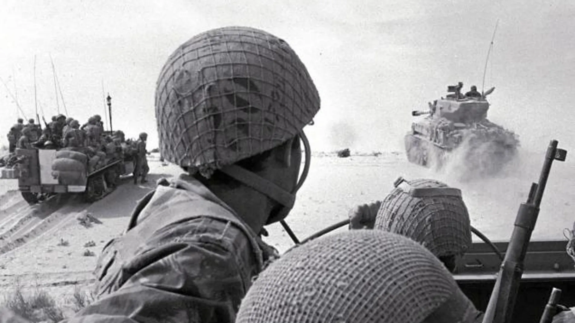 Soldados israelíes en la guerra de 1967
