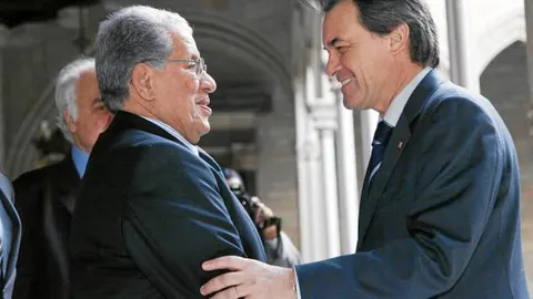 Mas se reunió ayer con el ministro de Estado de Marruecos, Mohamed El Yazgui