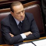 Silvio Berlusconi, hoy, en el Parlamento italiano