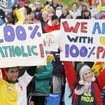 Los jóvenes británicos brindaron una calurosa bienvenida a Benedicto XVI durante el viaje que realizó el pasado mes de septiembre