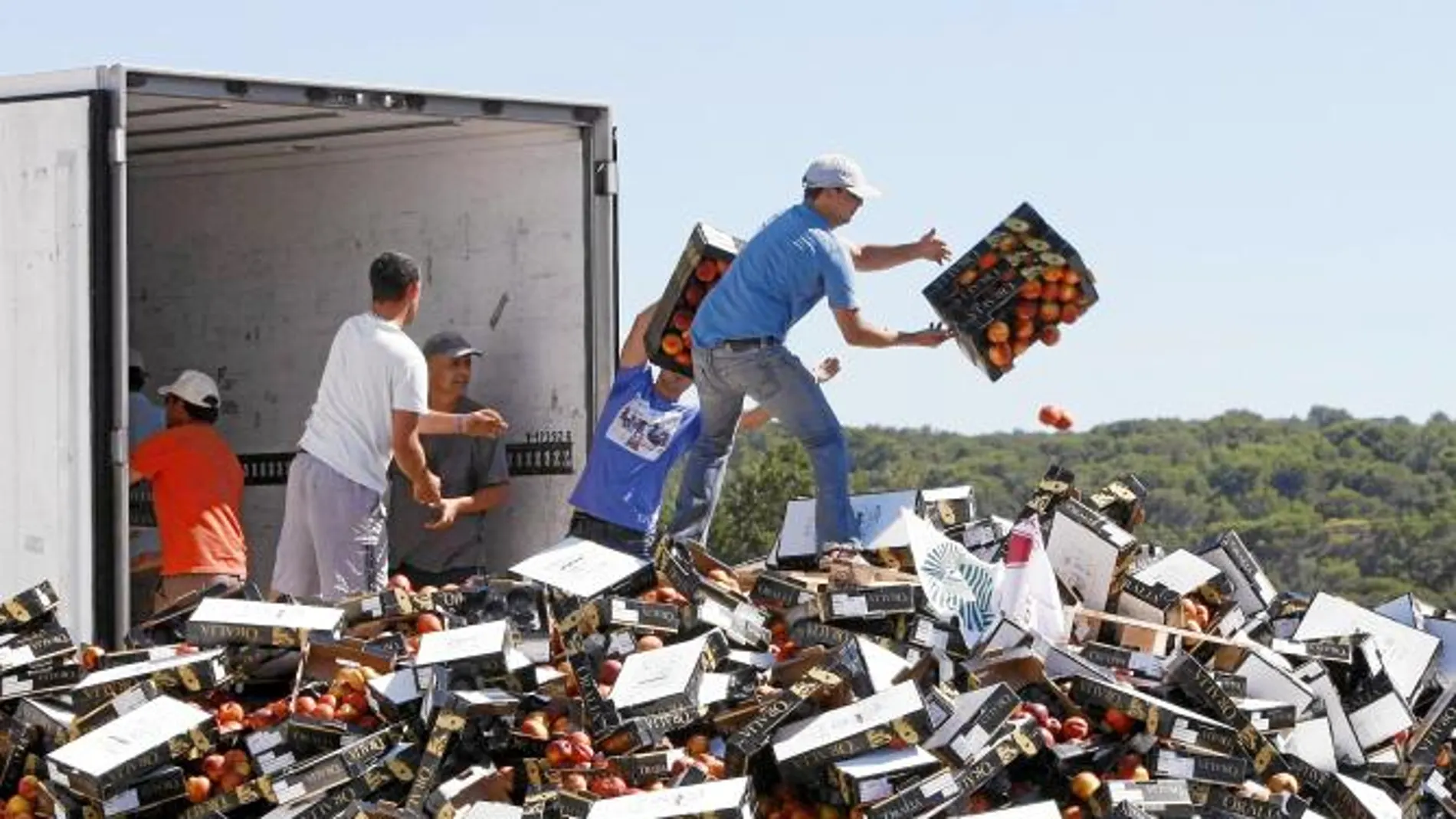 Agricultores franceses saquearon camiones españoles en verano pasado