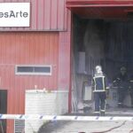 Los bomberos tardaron cinco horas en conseguir apagar las llamas