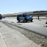 Uno de los vehículos invadió la mediana y chocó frontalmente contra otro