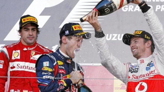VETTEL no ganó la carrera, pero pudo festejar el título