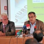 Jesús Olivar y José María Martínez, durante la rueda de prensa