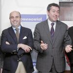 Juan Espadas, junto al empresario de La Raza Pedro Sánchez Cuerda