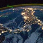 La bota de Italia "iluminada"tirunfa en Internet