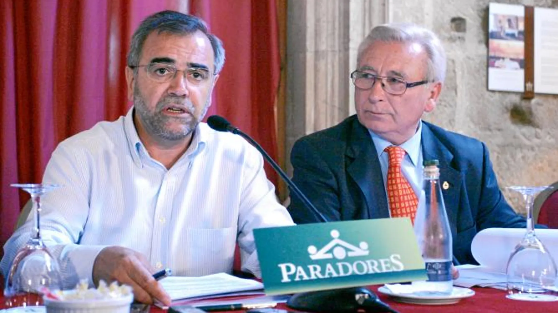 José Miguel Palazuelo y Martín Manceñido, durante la rueda de prensa celebrada ayer en León