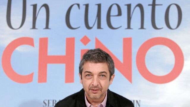 Darín, ayer en Madrid durante la presentación de la cinta