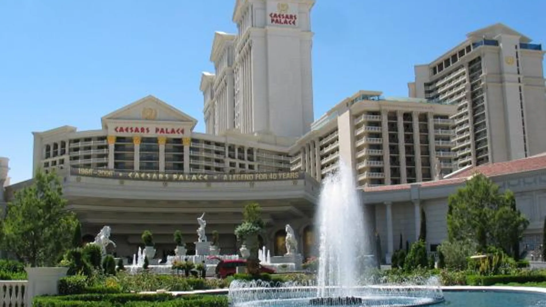Exterior del hotel Caesar Palas, en Las Vegas