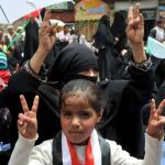 Los yemeníes llevan semanas manifestándose