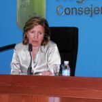 La consejera de Sanidad y Consumo de la Comunidad Autónoma, María Ángeles Palacios, en imagen reciente