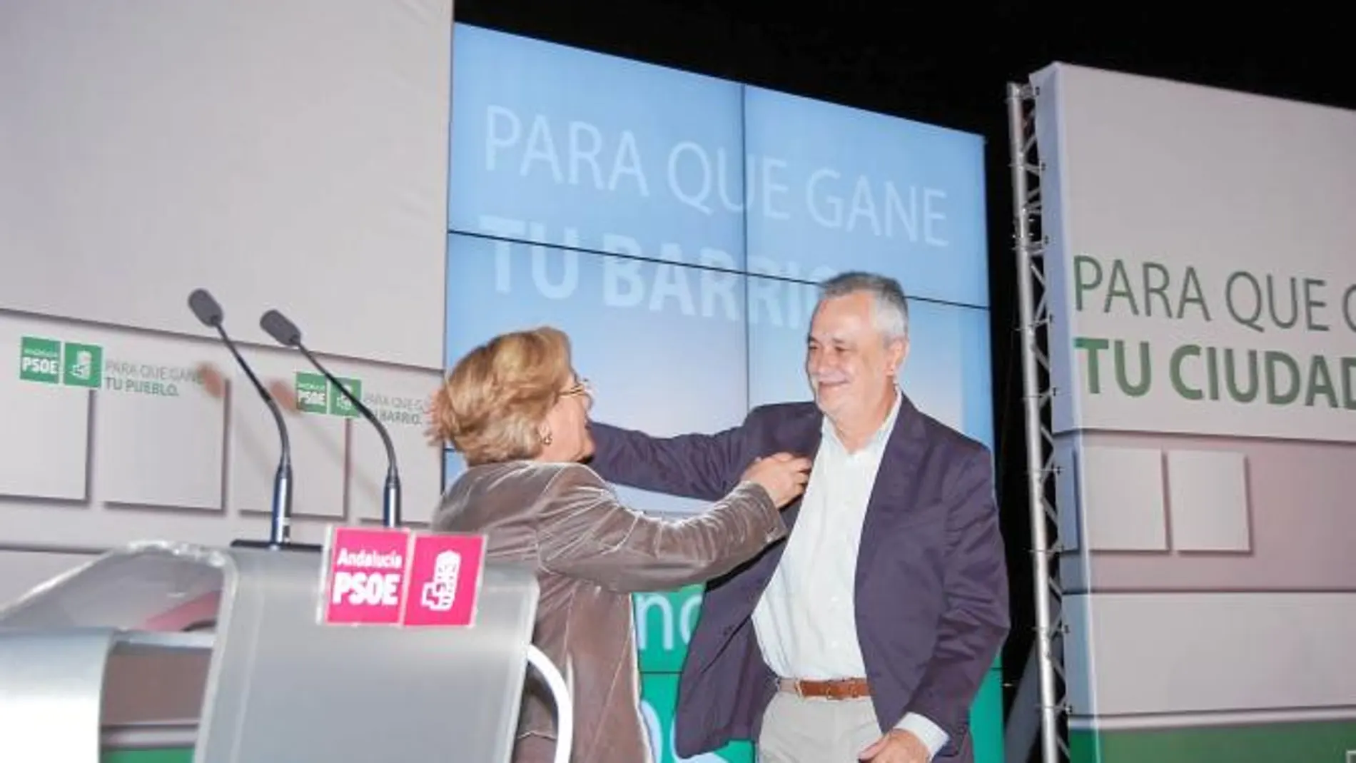 Griñán hizo campaña con Guerrero en las pasadas elecciones municipales y la candidata prometió seguir en la oposición si perdía