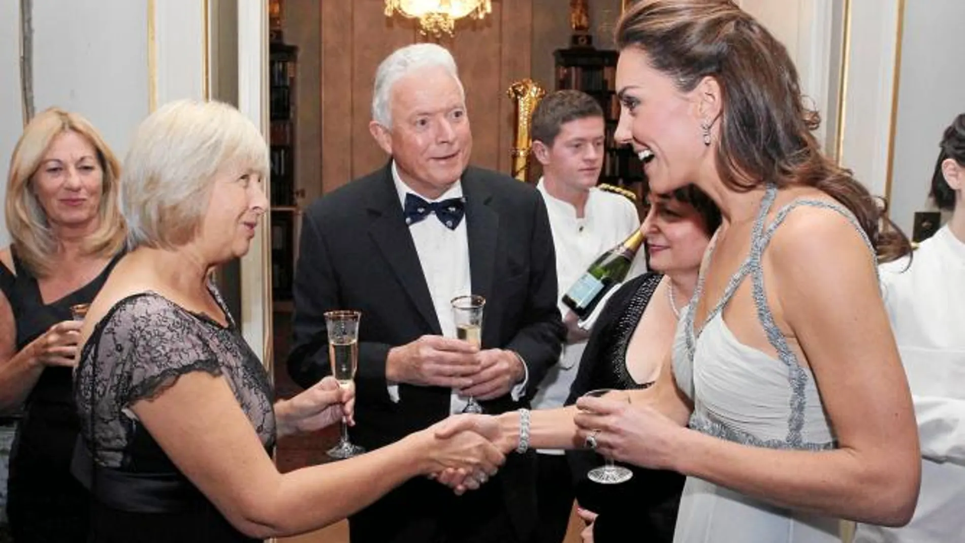 Catalina Middleton, el pasado miércoles, en la cena de gala celebrada en Clarence house