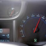 El medidor electrónico de consumo del Orlando señala, a 130 km/h un consumo medio de 7,3 litros cada 100 kilómetros