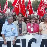  «Indignados» y sindicatos se echan a la calle