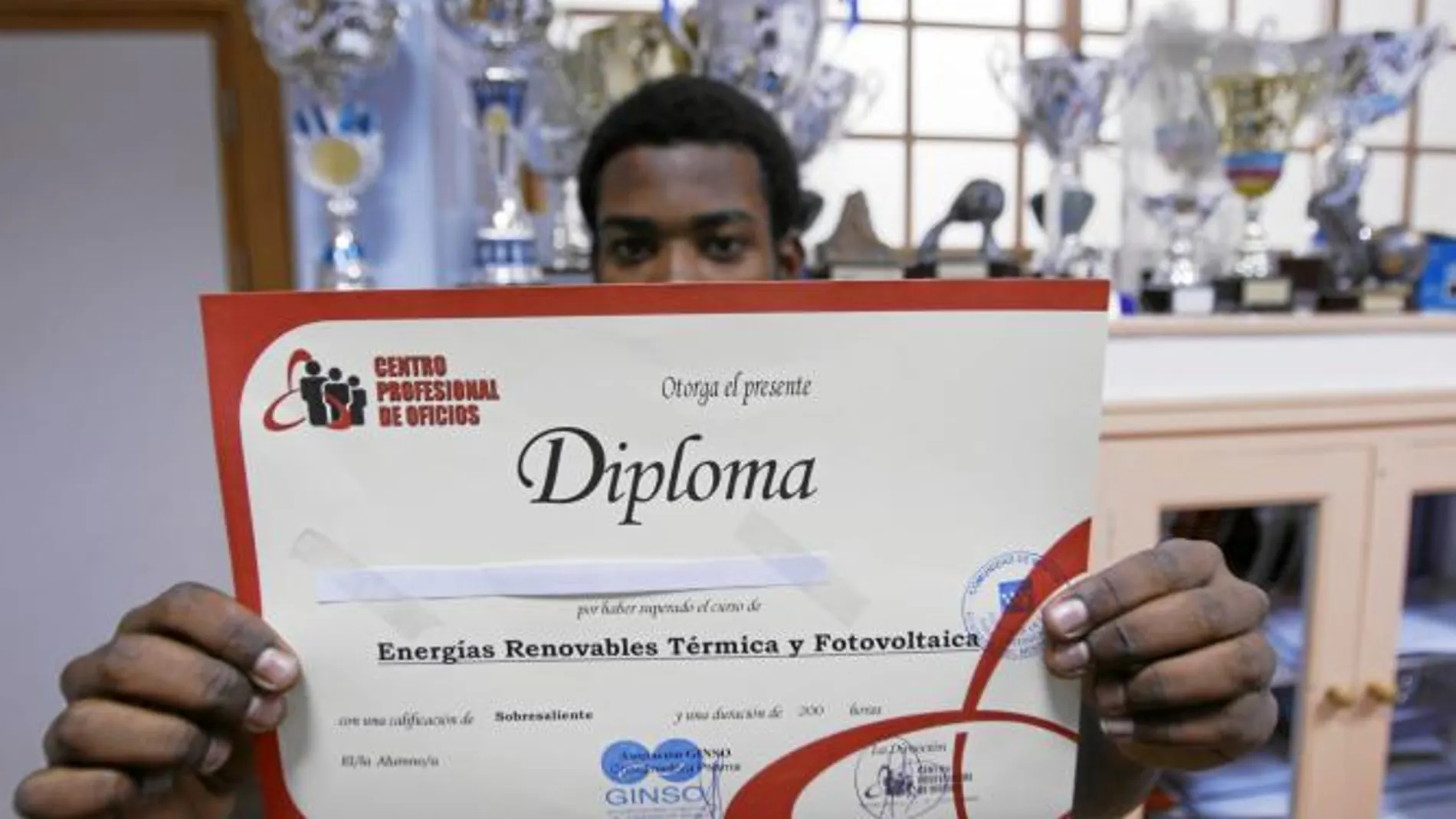 El primer objetivo de Antonio –nombre ficticio– cuando salga del centro de menores será buscar un empleo en el que pueda aplicar lo que ha aprendido en los cursos de formación