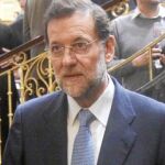 Rajoy charló ayer unos momentos con el presidente del Gobierno