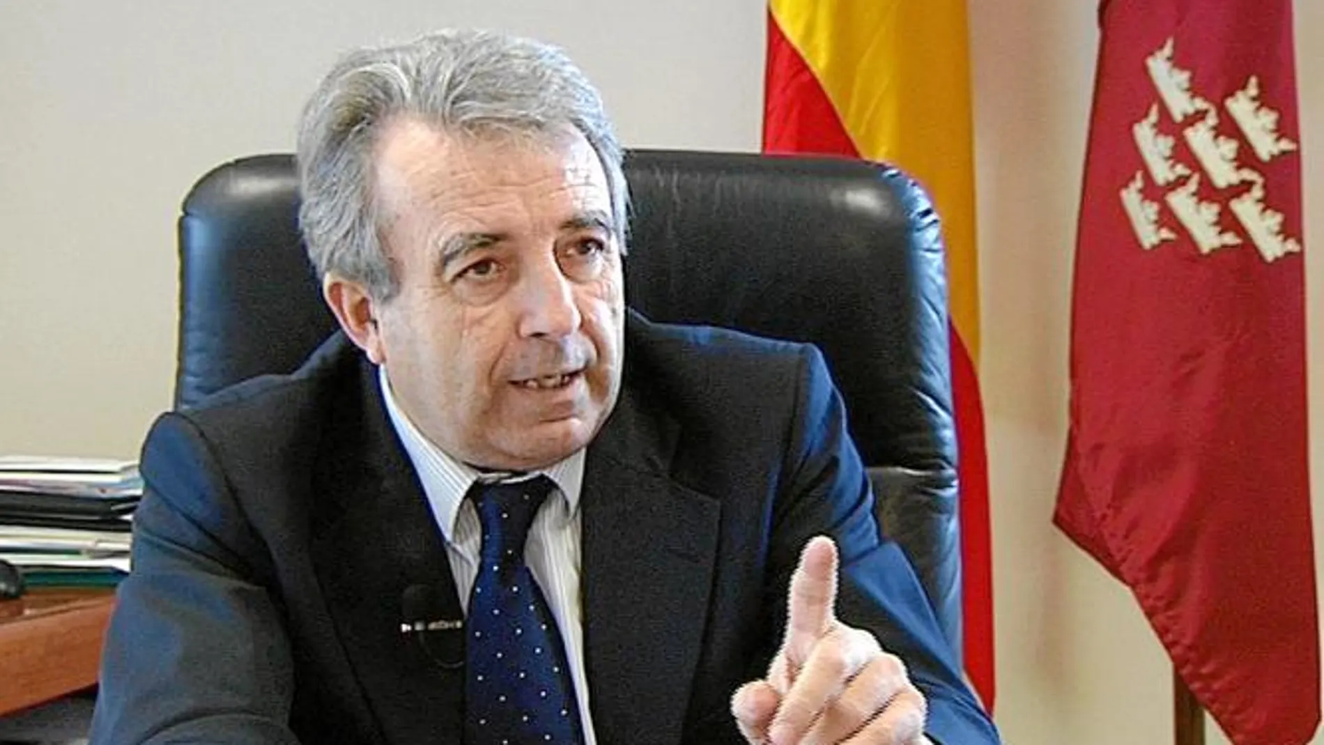 El consejero de Agricultura y Agua de la Región de Murcia, Antonio Cerdá