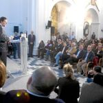 Rajoy participó en un acto de presentación de candidatos del PP de municipios de la Sierra Sur de Sevilla