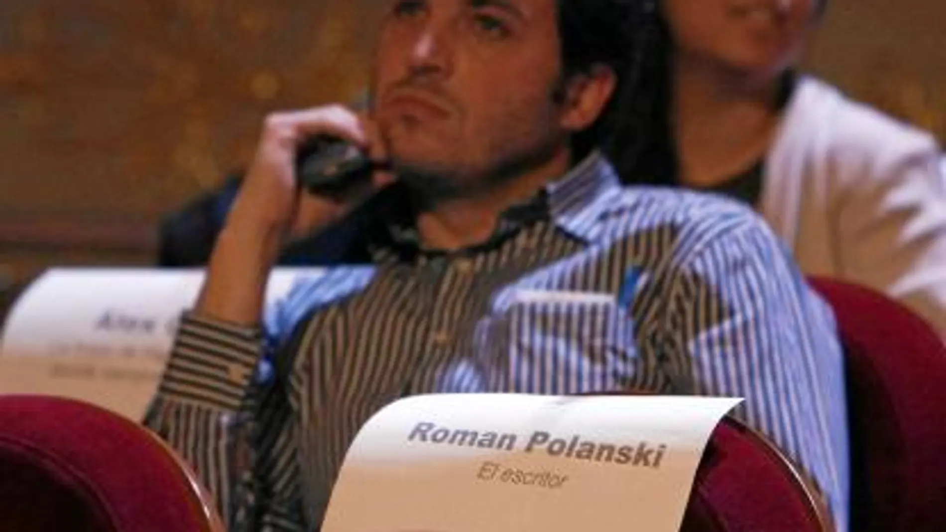 Butaca con el nombre de Roman Polanski