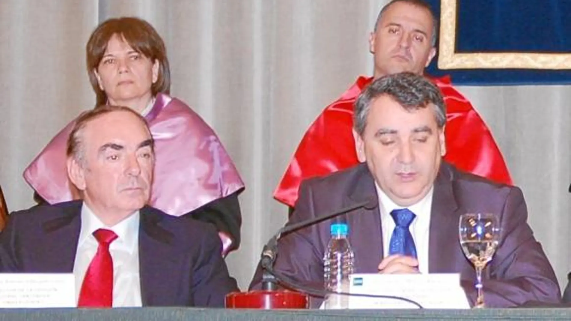 José Antonio Villasante (izda.), junto a Juan José Moreno