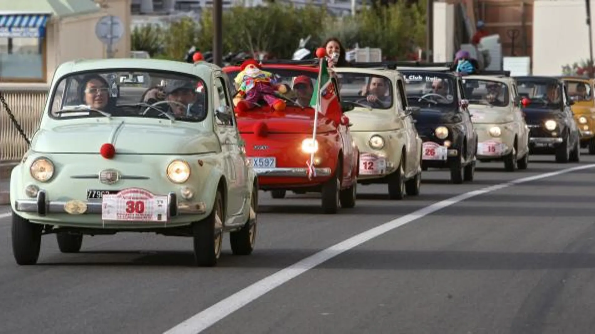 Desfile de Fiat 500