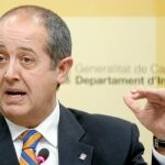 El conseller de Interior, Felip Puig, presentó ayer la nueva propuesta de velocidad variable