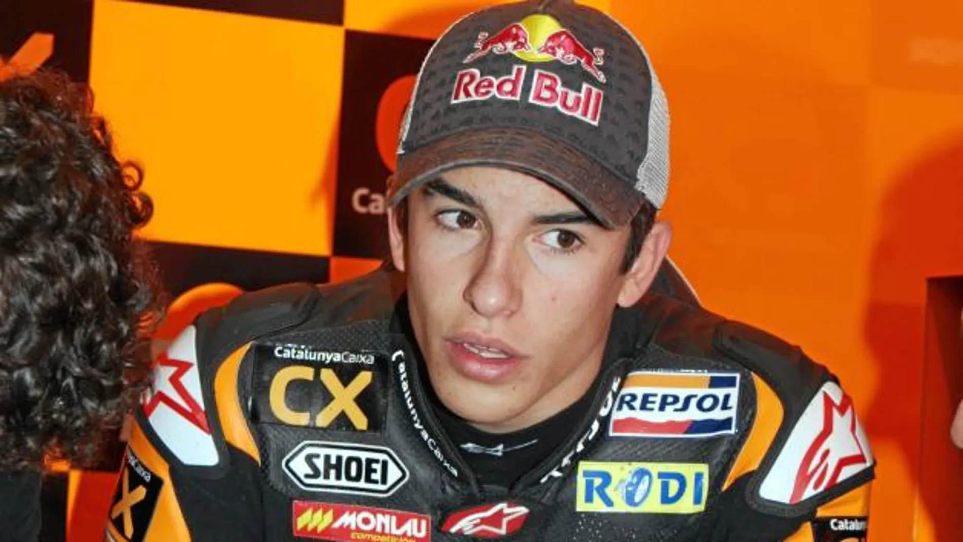 Márquez sumó ayer su primera vuelta rápida en Moto2