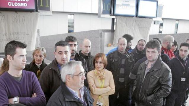 Los empleados de Spanair pasan a un limbo jurídico