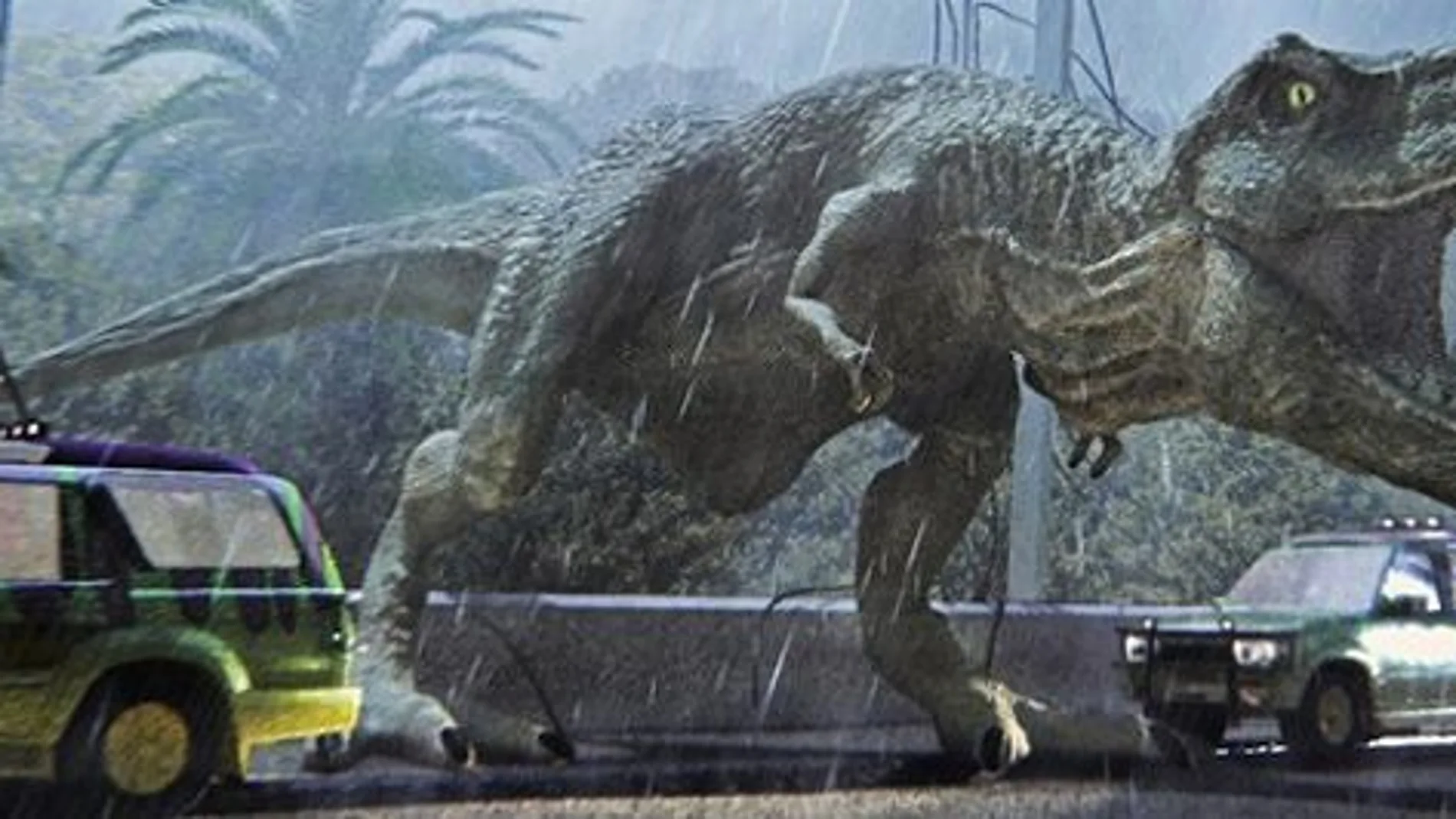 Fotograma de la película de Steven Spielberg "Parque Jurásico"