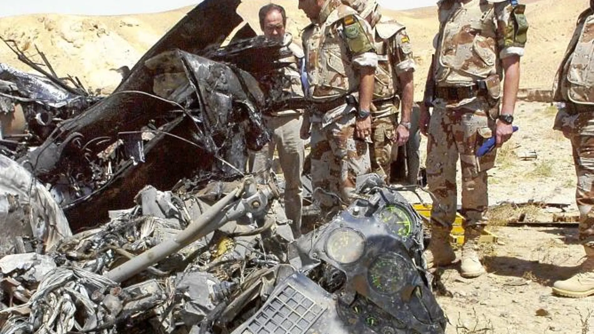 En el accidente del helicóptero «Cougar», ocurrido el 16 de agosto de 2005 en Afganistán fallecieron 17 militares españoles