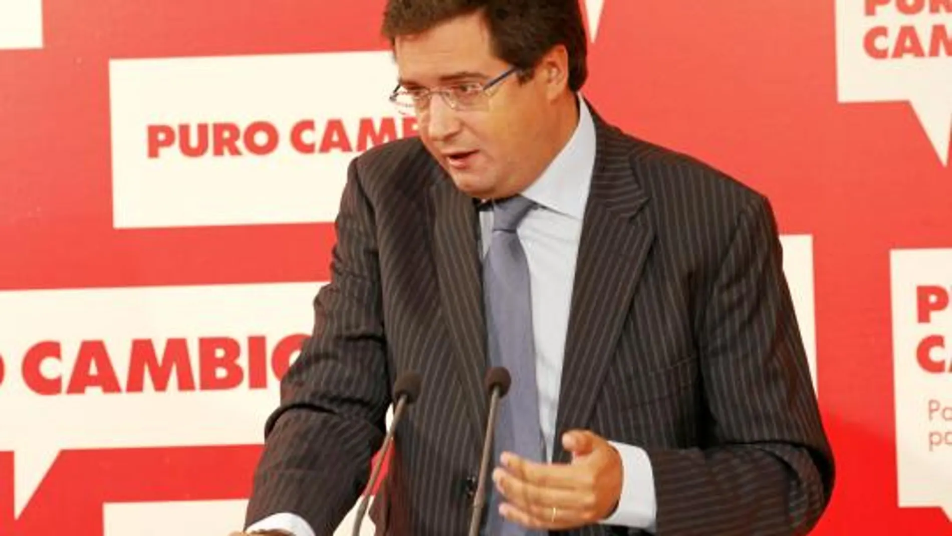 El secretario general del PSOE de Castilla y León, Óscar López