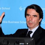 Aznar, durante su intervención