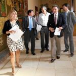 El delegado del Gobierno, Miguel Alejo, visita las nuevas dependencias de la Unidad de Carreteras de Zamora
