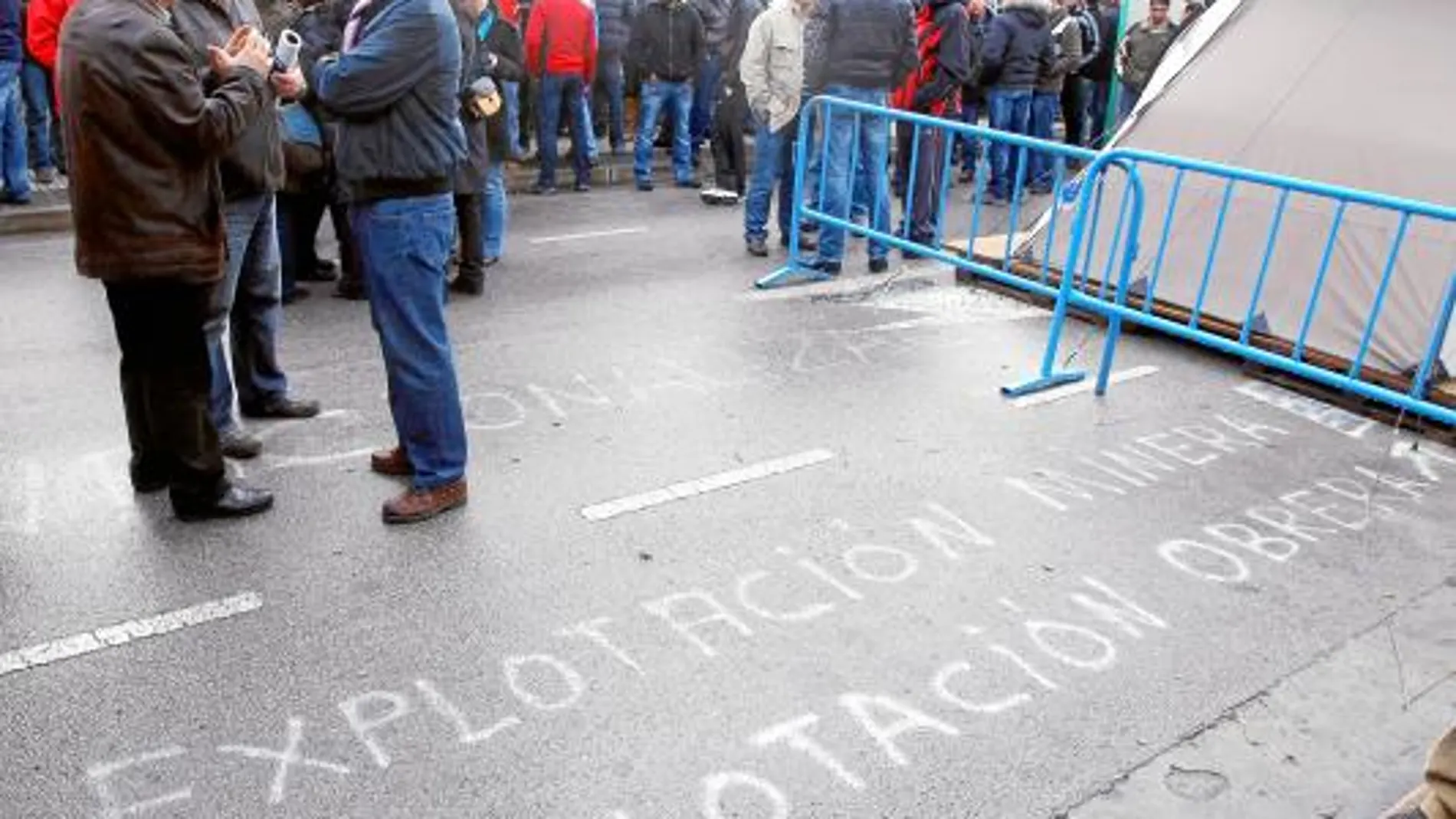 Los mineros siguen luchando por su futuro y por el mantenimiento de las cuencas en León y Palencia