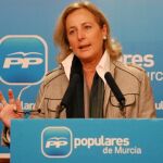 La portavoz de Política Social del GPP y diputada nacional por Murcia, Lourdes Méndez, en una imagen de archivo