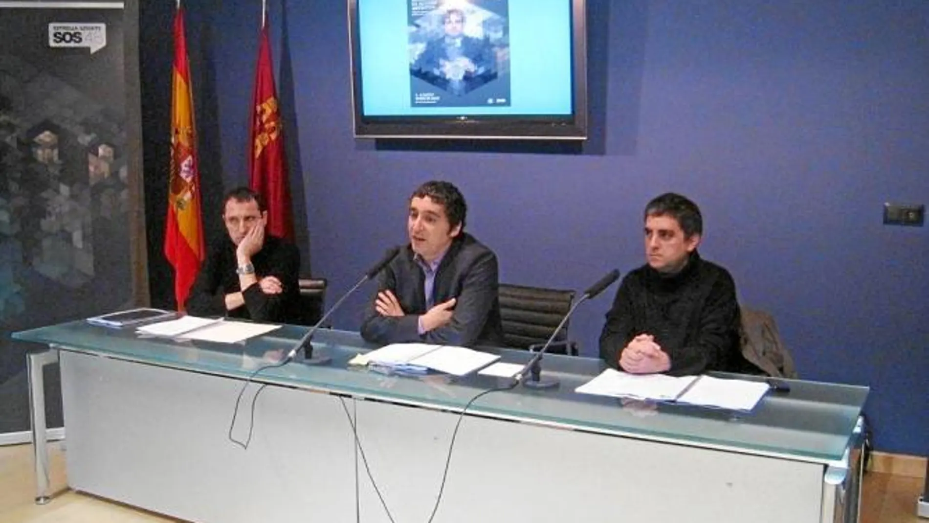 Albert Salmerón, Pedro Alberto Cruz y Jordi Costa presentaron las novedades y confirmaciones del cartel del próximo SOS 4.8 que tendrá lugar el fin de semana del 4 y 5 de mayo