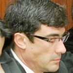 Díaz Moñux, durante una de las sesiones del caso «Pípol», donde defendió a un policía local de Asturias acusado por tráfico de drogas