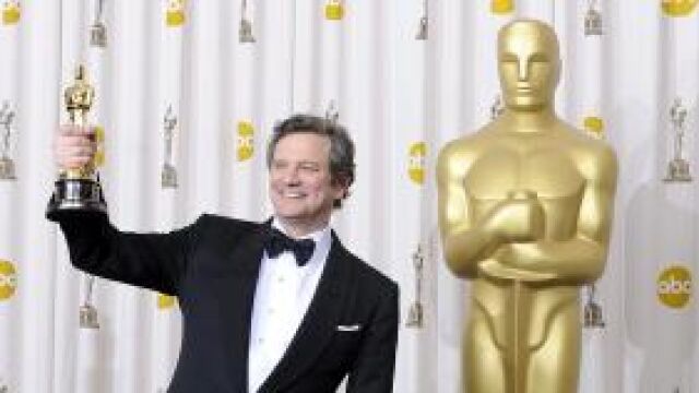 El actor británico Colin Firth se corona en Hollywood