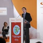 El presidente de FAES, José María Aznar, durante la presentación del informe "Por un estado autonómico racional y viable"