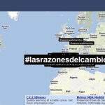 Éxito en la red de la propuesta Las Razones del cambio